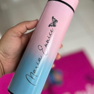 Garrafa Térmica De Inox Com Termômetro 500ml Personalizada com Sublimação