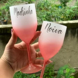 Taça de Champanhe 190 ml Degradê Personalizada
