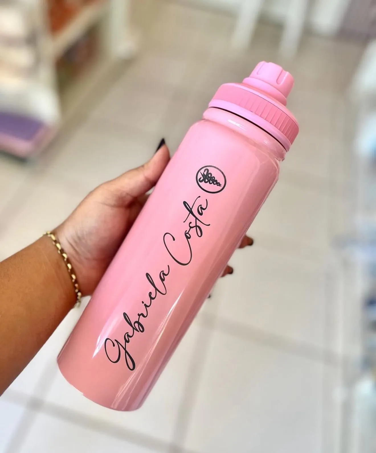 GARRAFA TÉRMICA PERSONALIZADA COM SUBLIMAÇÃO - 800ML